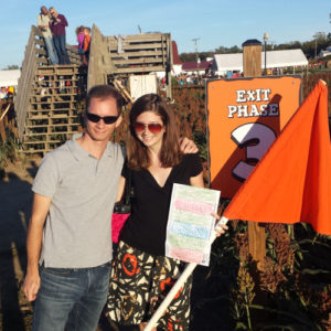 Dylan & Ashley at a corn maze